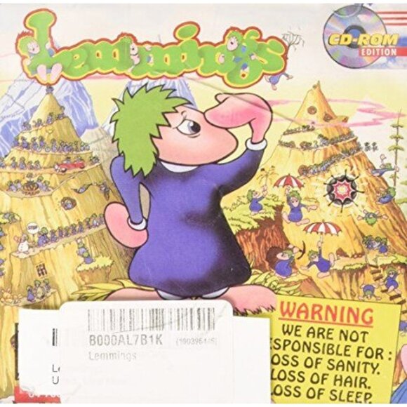 Lemmings CD-ROM Edition Vintage PC Game 1991 Psygnosis - Picture 5 of 5